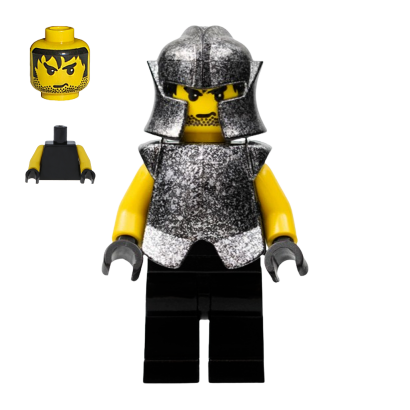 Фигурка Lego Knights Kingdom II 973 Rogue Knight 6 Black Legs Castle cas313 Б/У - Retromagaz