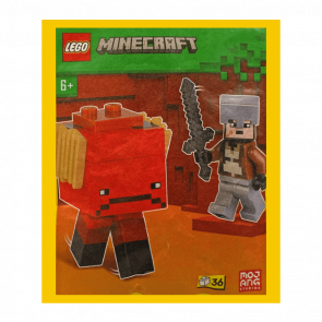 Конструктор Lego Фігурка Nether Hero and Strider Paper Bag Minecraft 662402 min169 Новый