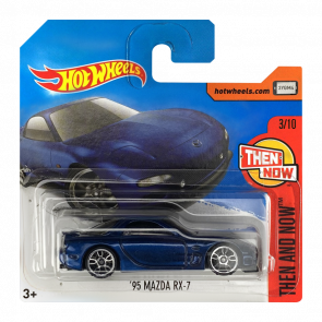 Машинка Базовая Hot Wheels '95 Mazda RX-7 Then and Now 1:64 DTW90 Dark Blue