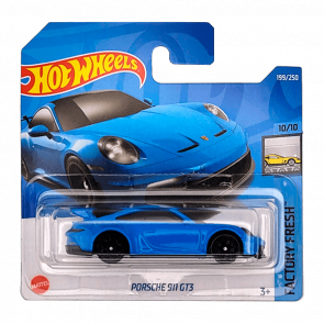 Машинка Базова Hot Wheels Porsche 911 GT3 Factory Fresh 1:64 HCT22 Blue - Retromagaz