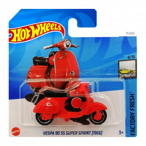 Машинка Базовая Hot Wheels Vespa 90 SS Super Sprint (1966) Factory Fresh 1:64 HRY52 Red - Retromagaz