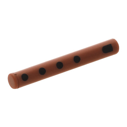 Стержень Lego Звичайна with Flute Pattern 3L 87994pb02 6138958 Reddish Brown Б/У - Retromagaz