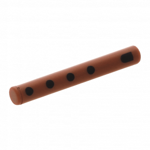 Стержень Lego Звичайна with Flute Pattern 3L 87994pb02 6138958 Reddish Brown Б/У