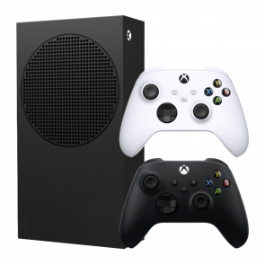 Набор Консоль Microsoft Xbox Series S 1TB Carbon Black Новый  + Геймпад Беспроводной Controller Robot White