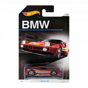 Тематическая Машинка Hot Wheels BMW M1 BMW 1:64 DJM80 Dark Red - Retromagaz