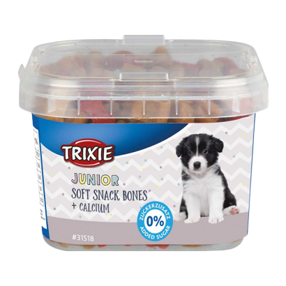 Лакомства для Собак Trixie Junior Soft Snack Bones з Кальцием 140g - Retromagaz