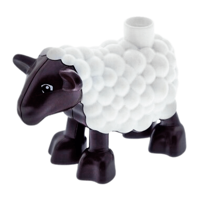 Фигурка Lego Animals Sheep Duplo duplamb01pb01 White Б/У - Retromagaz