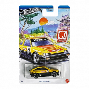 Тематична Машинка Hot Wheels 1985 Honda CR-X J-Imports 1:64 HWR57/HRT03 Yellow - Retromagaz