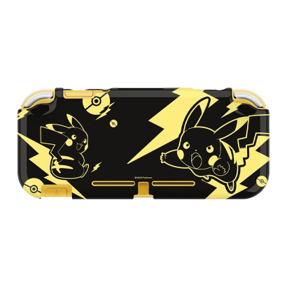 Чехол Силиконовый Nintendo Switch Lite Pokemon: Pikachu Black & Gold Black Новый - Retromagaz