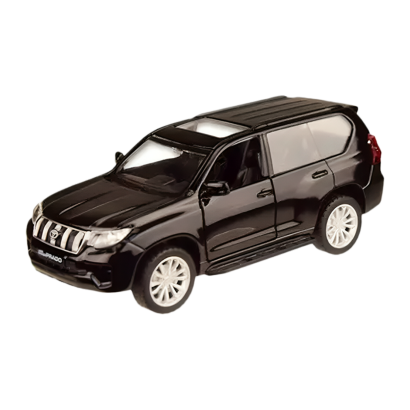 Машинка Автопром Toyota Land Cruiser Prado 1:43 Black - Retromagaz