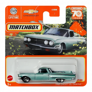 Машинка Велике Місто Matchbox 1960 Chevy El Camino Highway 1:64 HLC72 Green