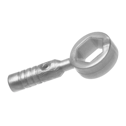 Хоз. Инвентарь Lego 4шт Box Wrench 3-Rib Handle 11402i 6103444 Flat Silver Б/У - Retromagaz