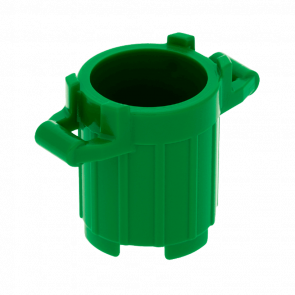 Ємність Lego 4шт Trash Can with 4 Cover Holders 2 x 2 x 2 92926 2439 4626650 6171069 4567905 4599977 Green Б/У - Retromagaz