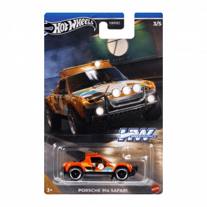 Тематическая Машинка Hot Wheels Porsche 914 Safari Type 7 Speed Graphics 1:64 HRT06 Orange - Retromagaz