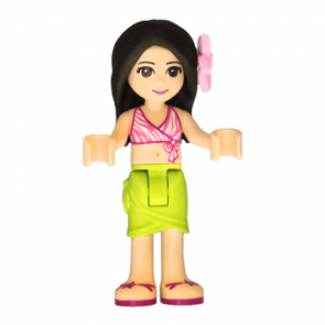 Фигурка Lego Girl Martina Lime Wrap Skirt Friends frnd199 2 Б/У