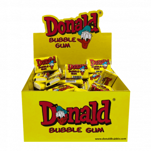 Набір Жувальна Гумка Donald Bubble Gum Yellow 4,5g 100шт