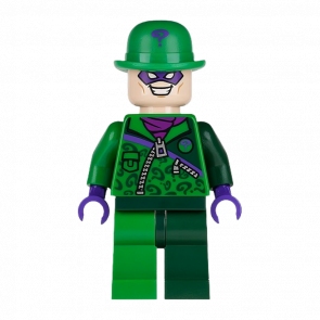 Фигурка Lego DC Riddler Green and Dark Green Zipper Outfit Super Heroes sh0088 Б/У