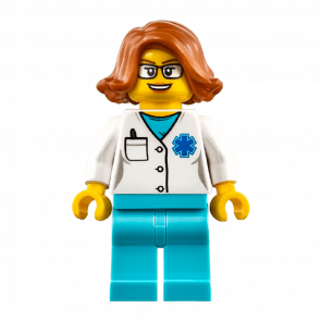 Фігурка Lego Hospital Doctor EMT Star of Life City cty0900 Б/У - Retromagaz