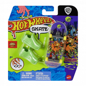 Скейт и Обувь для Пальчиков Hot Wheels Scooby-Doo 1:64 HVJ98 Blue - Retromagaz