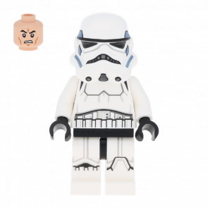 Фігурка Lego Імперія Stormtrooper Printed Legs Dark Blue Helmet Vents Star Wars sw0585 Новий - Retromagaz