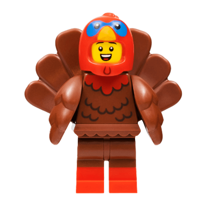 Фигурка Lego Series 23 Turkey Costume Collectible Minifigures col406 1 Б/У - Retromagaz