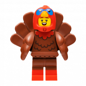 Фигурка Lego Series 23 Turkey Costume Collectible Minifigures col406 1 Б/У - Retromagaz