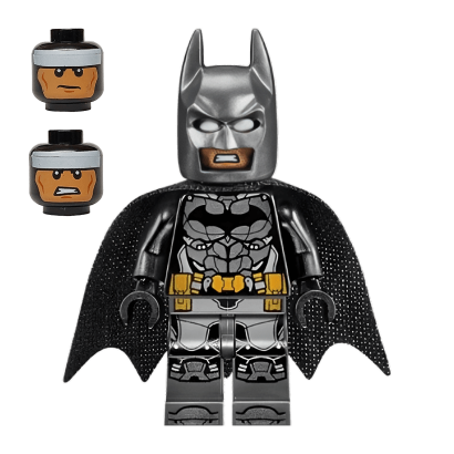 Фігурка Lego DC Batman Pearl Dark Grey Armor Super Heroes sh0535 Б/У - Retromagaz