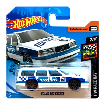 Машинка Базова Hot Wheels Volvo 850 Estate Race Day 1:64 GHB52 White - Retromagaz