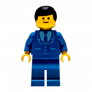 Фігурка Lego People 973p18 Suit with 3 Buttons Blue City trn027 Б/У