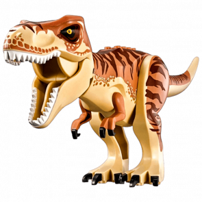 Фигурка Lego Динозавр Tyrannosaurus rex with Medium Nougat Back Animals TRex05 Tan Б/У - Retromagaz