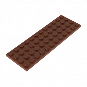 Пластина Lego Звичайна 4шт 4 x 12 3029 4225520 4566310 6065139 Reddish Brown Б/У - Retromagaz