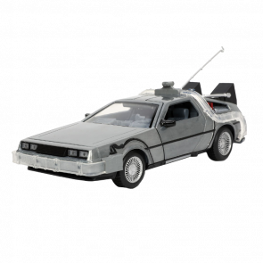 Машинка Jada Delorean DMC-12 Back to the Future 1 Time Machine 1:24 Silver - Retromagaz