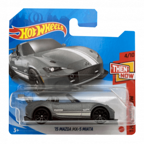 Машинка Базова Hot Wheels '15 Mazda MX-5 Miata Then and Now 1:64 GTC67 Grey