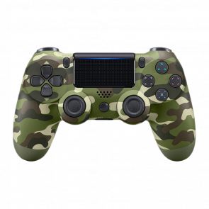 Геймпад Беспроводной RMC PlayStation 4 DoubleShock 4 Green Camo Новый - Retromagaz