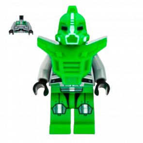 Фигурка Lego Galaxy Squad Bright Green Robot Sidekick with Armor Space gs013 Б/У