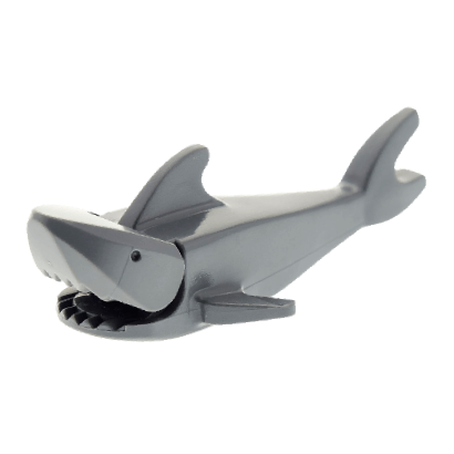 Фигурка Lego Вода Shark with Rounded Nose Animals 2547c03 Dark Bluish Grey Б/У - Retromagaz