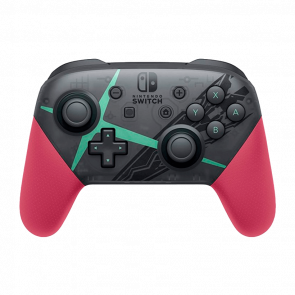 Геймпад Беспроводной Nintendo Switch Pro Controller Xenoblade Chronicles 2 Limited Edition Red Black Б/У - Retromagaz