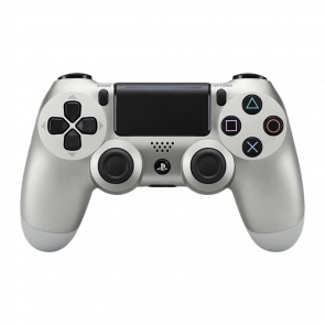 Геймпад Беспроводной Sony PlayStation 4 DualShock 4 Version 2 Silver Б/У - Retromagaz