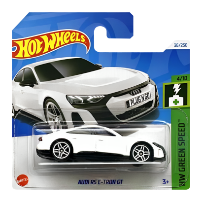 Машинка Базовая Hot Wheels Audi RS E-Tron GT Green Speed 1:64 HTB81 White - Retromagaz