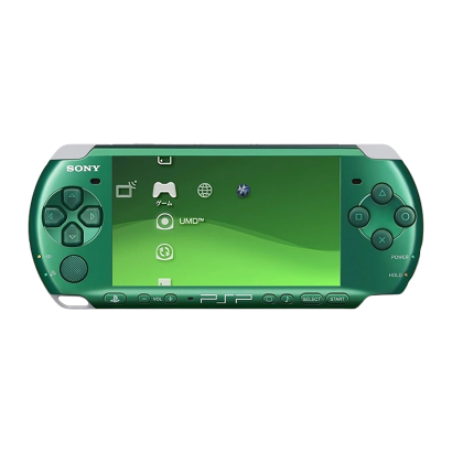 Консоль Sony PlayStation Portable Slim PSP-3ххх Limited Edition Модифицированная 32GB Spirited Green + 5 Встроенных Игр Б/У - Retromagaz