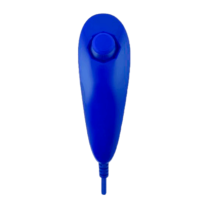 Контролер Дротовий RMC Wii Nunchuk Dark Blue 1m Новий - Retromagaz