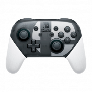 Геймпад Беспроводной Nintendo Switch Pro Controller Smash Bros. Ultimate Edition White Black Б/У - Retromagaz