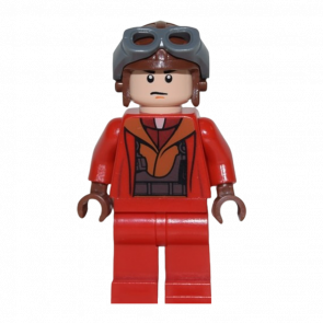 Фігурка Lego Повстанець Naboo Fighter Pilot Red Jumpsuit Star Wars sw0340 Б/У - Retromagaz