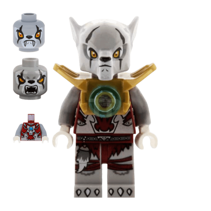 Фигурка Lego Wolf Tribe Worriz Legends of Chima loc052 Б/У - Retromagaz