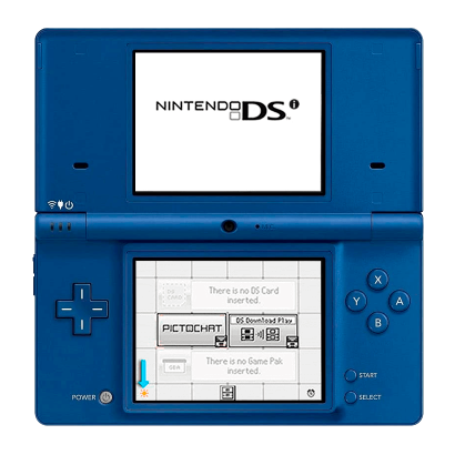 Консоль Nintendo DS i Модифікована 1GB Matte Blue + 10 Вбудованих Ігор Б/У - Retromagaz