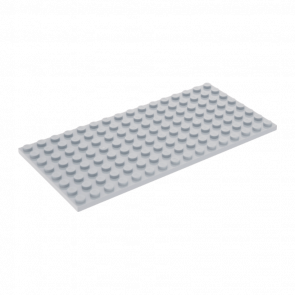 Пластина Lego Обычная 2шт 8 x 16 92438 4598522 Light Bluish Grey Б/У