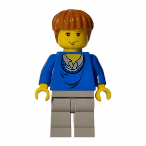 Фигурка Lego Harry Potter Ron Weasley Blue Sweater Films hp006 Б/У - Retromagaz