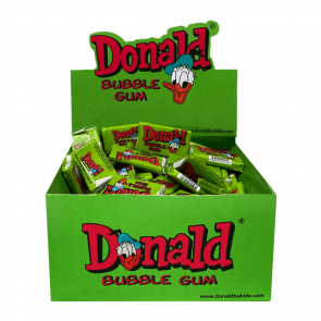 Набір Жувальна Гумка Donald Bubble Gum Green 4,5g 100шт