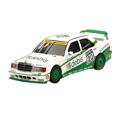 Машинка Premium MINI GT Mercedes-Benz 190E 2.5 16 Evolution II 1991 DTM 1:64 White - Retromagaz