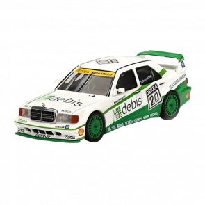 Машинка Premium MINI GT Mercedes-Benz 190E 2.5 16 Evolution II 1991 DTM 1:64 White - Retromagaz